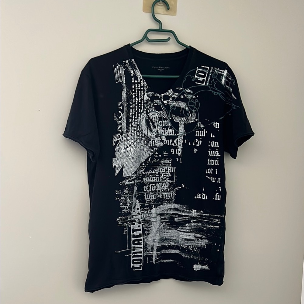 Calvin Klein Black Short Sleeve Tee Urban Design